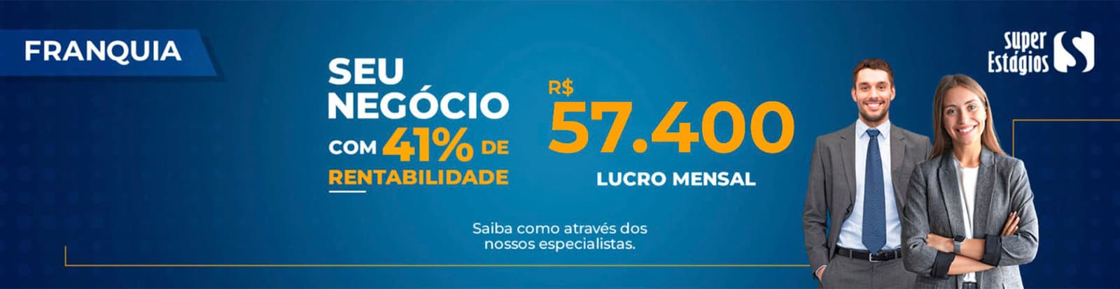 Banner da Super Estágios